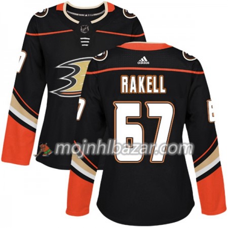 Dresovi Anaheim Ducks Rickard Rakell 67 Adidas 2017-2018 Crna Authentic - Ženska